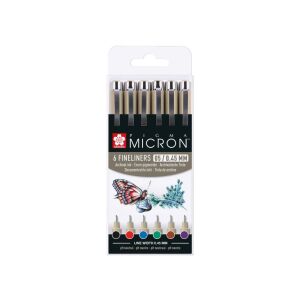 Sakura Pigma Micron 05 tolltartó 6 alapszínnel 139964297 - Sakura