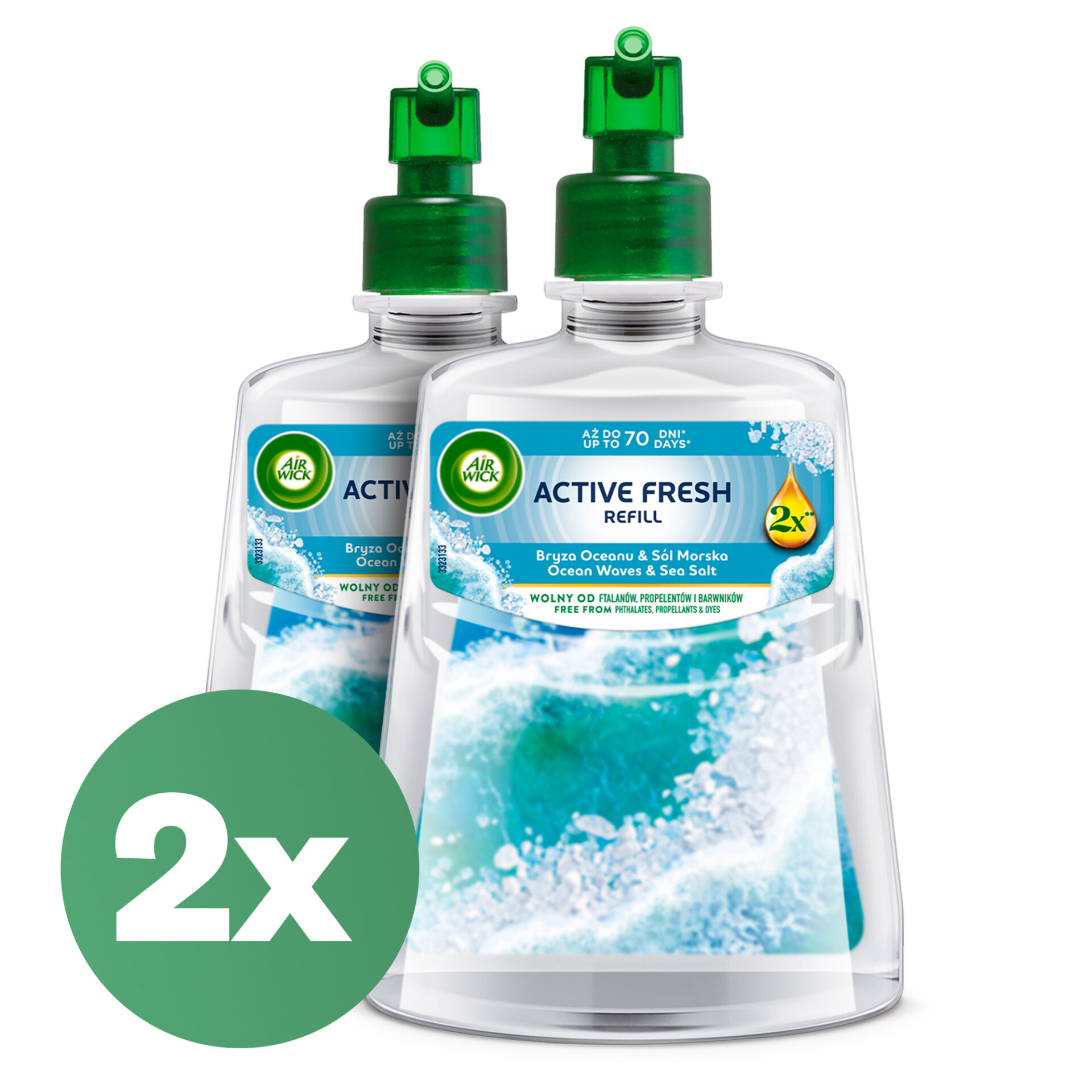 E-shop Air Wick Active Fresh Ocean Breeze a morská soľ Náplň do automati...