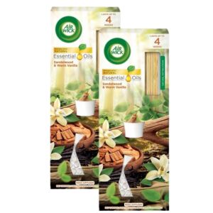 Air Wick Освежител за въздух на стик със сандалово дърво и мека ванилия 2x30ml 139966207 - Парфюмна пръчица
