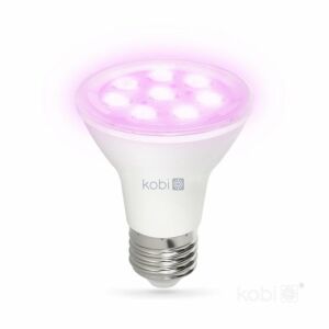 LED növekedési izzó 7W PLANTY B, E27, rózsaszín fény 1200K, fehér, Kobi Design 139966281 - Növénytermesztési kellék