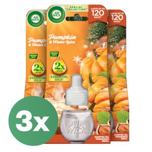 Air Wick Pumpkin & Winter Spice Punjenje mirisnog ulja za električni osvježivač zraka, 3 komada - Čišćenje