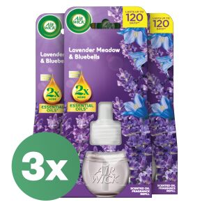 Air Wick Lavandă și Clopoței Rezervă Ulei Parfumant, 3 bucăți - Curatenie