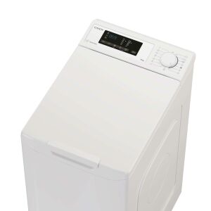 Candy TCA483D2-S felültöltős Mosógép, 8kg, 1400 ford./perc, 17 program, D energiaosztály, Fehér