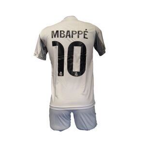 Focimez nadrággal Replika Real M. Mbappé fehér-szürke 152 145864247 - Gyerek focimez