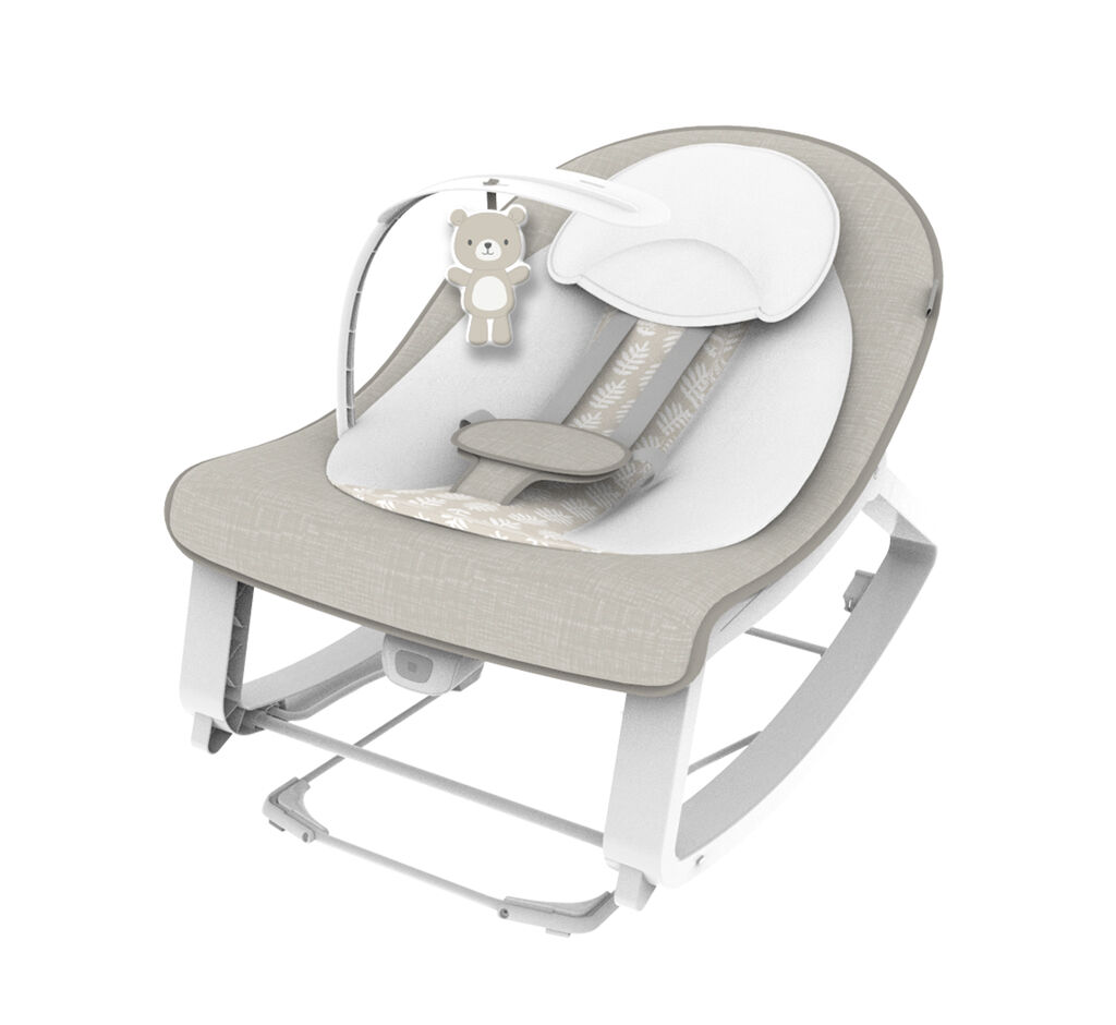 E-shop INGENUITY Vibračná vysoká stolička 3 v 1 Keep Cozy Linden 0m+, do 18 kg
