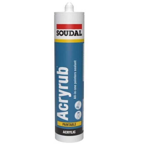 SOUDAL Acryrub White festhető tömítő 310ml fehér 139978720