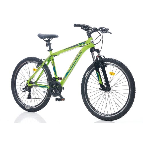 Corelli Via 1.0 zöld gyerek MTB kerékpár, 15 colos váz