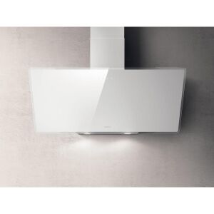 ELICA SHIRE WH/A/90 fali páraelszívó, design, 90 cm, A energiaosztály, IEC turbo: 650 m3/h, fehér üveg 139979326 - Elica