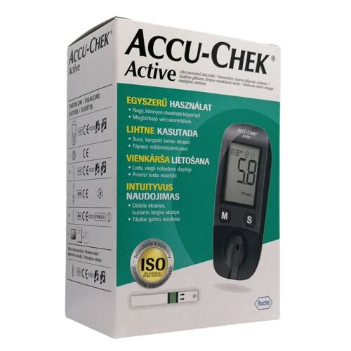 Accu Chek Active Vércukorszintmérő készülék 139981067