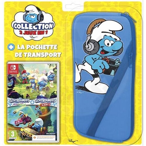 Nintendo Switch Smurfs utazótok Smurfs: Mission Vileaf és Smurfs Kart játékkal - Microids