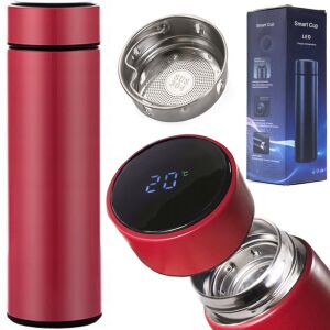 Termosz bögre THERMOS SMART LED 500ML BORDÓ 139995838 - Termosz és italtartó
