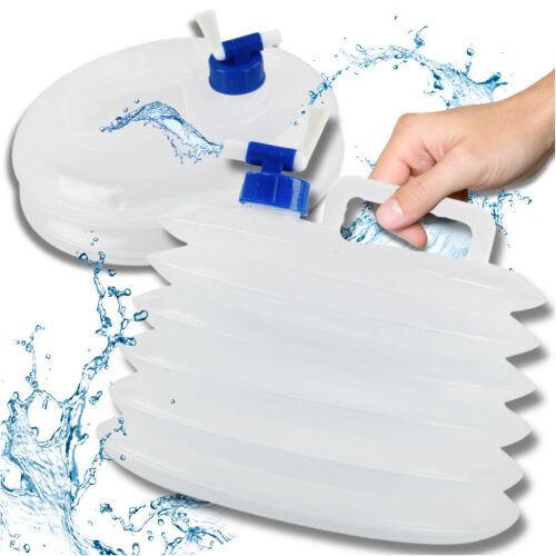 Összecsukható Műanyag Kemping Víztartály, 5L 139995935