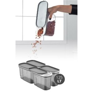 Set Tárolódoboz 964FRM1116, set od 4 spremnika u upotrebi, skladištenje hrane - Spremnik za hranu