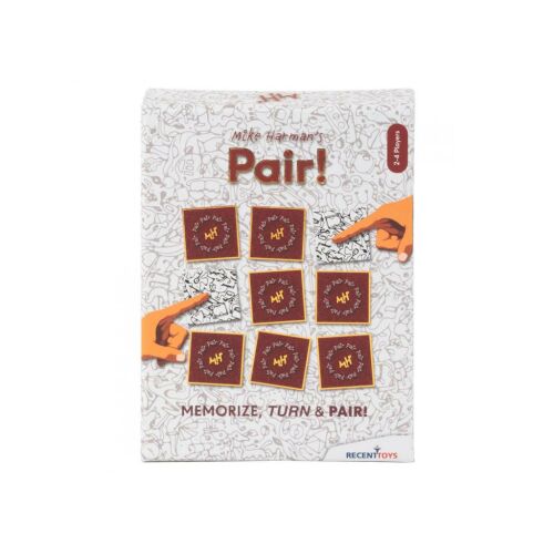 Mike Harman's Pair! kártyajáték memóriajátékhoz, 2-4 játékos részére - Recenttoys