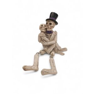 Halloween-i dekoráció-Lógólábú csontvázpár 1