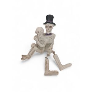 Halloween-i dekoráció-Lógólábú csontvázpár 2