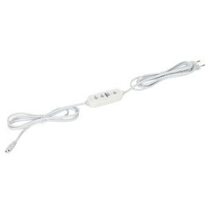 Stromkabel mit Growly Controller, 2-polig, 3m, weiß, Kobi Design