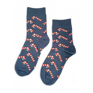 Karácsonyi férfi zokni-Cukorkás minta 39-42