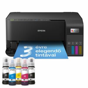 Felújított Epson EcoTank L3550 színes tintasugaras nyomtató tintapalackokkal - Epson