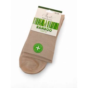 Bézs bambusz zokni, 39-42-es méret, kényelmes viselet - Ollike