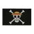 One Piece Pirate lábtörlő a Jolly Roger szimbólummal