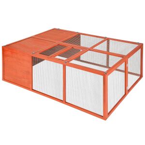 Skladací králikáreň Murphy, s otváracou strechou, 150x103x53cm 140240459 - Chov zvierat