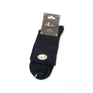 Olike sötétkék pamut gumi nélküli zokni, 43-46-os méret - Ollike
