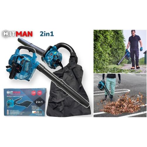 Hitman HT-BLS-6440X 2 az 1-ben Benzines Lombszívó és Lombfúvó