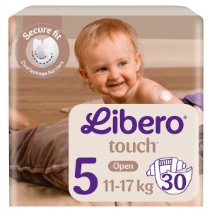 Libero Touch Junior 5-ös méretű pelenka, 11-17kg, 30 darabos csomag - Libero Pelenka