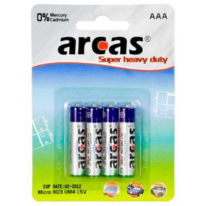 Arcas | AAA/R03 | Супер тежки | 4 бр. 140181254 - Телевизия и развлечения
