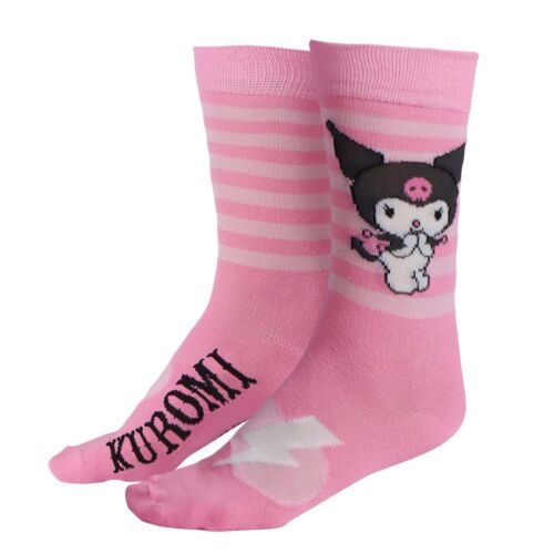 Hello Kitty Kuromi Pink felnőtt hosszú szárú zokni 36/43 140181798