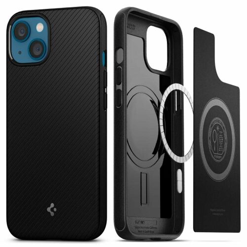 Spigen MAG ARMOR MAGSAFE IPHONE 13 MATTE FEKETE 140186433 - Spigen