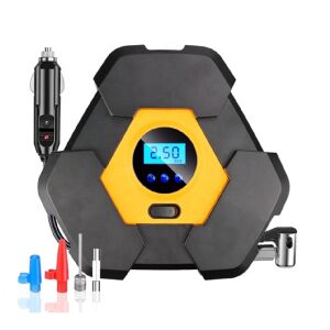 Hordozható elektromos kompresszor gumiabroncsnyomás-mérővel – autóhoz, kerékpárhoz, sportlabdákhoz és egyéb felfújható eszközökhöz (BBD) 140194881 - Kompresszor