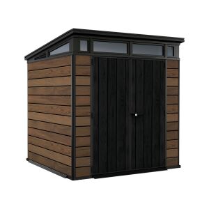 Keter Signature PENT 7x7 műanyag kerti ház, dió szín - Kert
