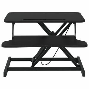 acél és fatermék állítható munkaállomás 60 x 40 x (13-41,5) cm