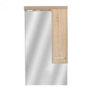 Nerva 55 cm-es tükrös felsőszekrény, Sonoma tölgy 141162300 - Leziter Badezimmerschrank