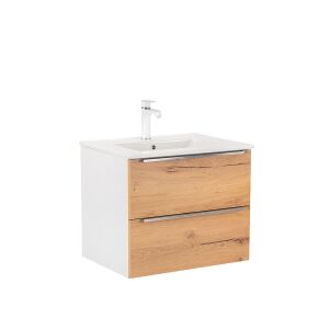 Vario Trim 60 alsó szekrény mosdóval fehér-tölgy 140211387 - Meble