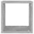 2 db betonszürke fali kockapolc 26 x 15 x 26 cm 140218274