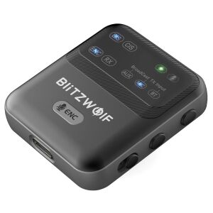 BlitzWolf BW-LE523 Bluetooth 6.0 Audio Adó-Vevő Mikrofonnal - Bluetooth adapter