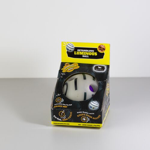 Jucărie interactivă pentru câini Getandlove Luminous Ball în cutie