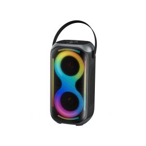Tracer Poweraudio King 2 BT TWS, 50 W, Bluetooth 5.1, LED RGB, Negru-Gri, Difuzor Portabil 140227635 - Tracer