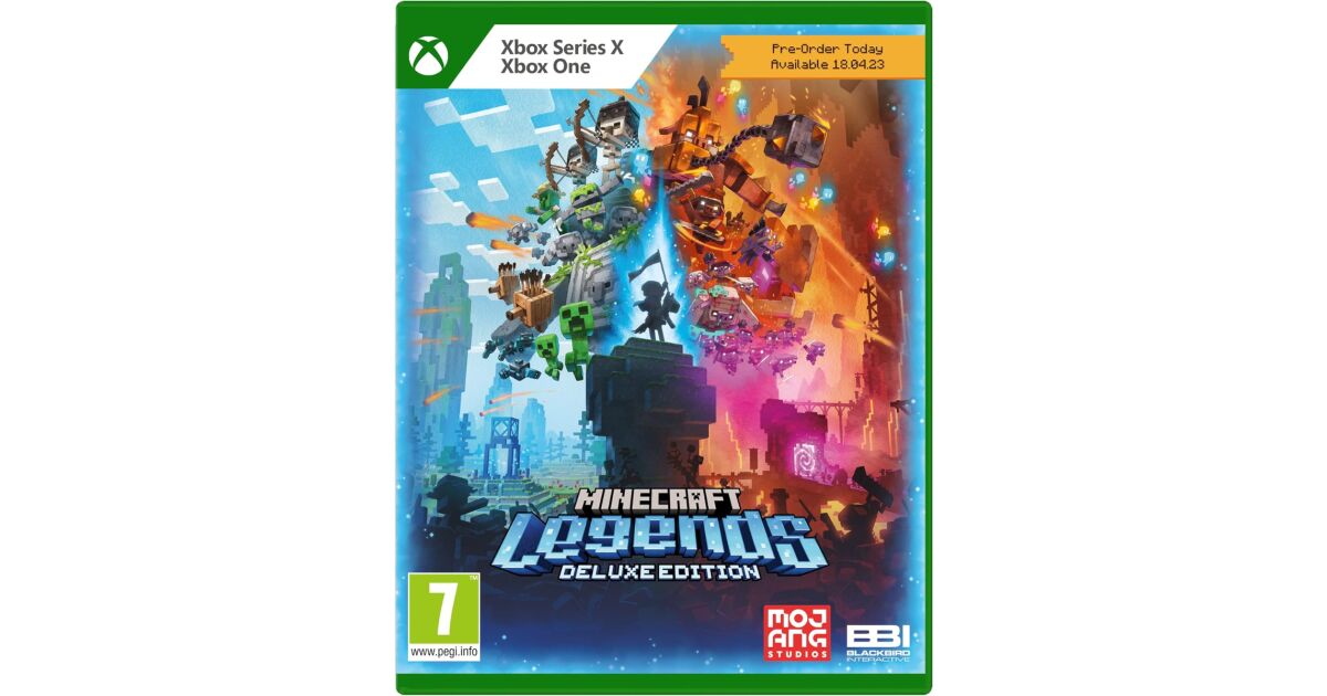 Minecraft Legends Deluxe Edition, Xbox One, Konzol játékszoftver ...