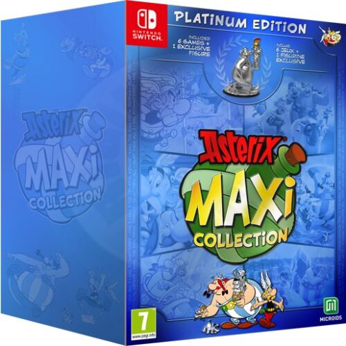Asterix Maxi Collection Platinum Edition Nintendo Switch-re, 6 játékkal és 1 exkluzív figurával. - Microids