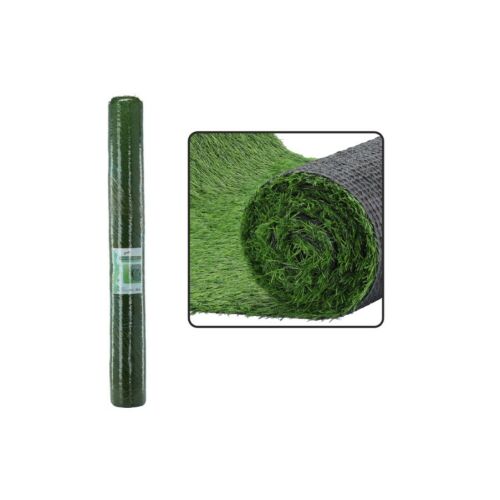 Természetes hatású dekor műfű szőnyeg 2 M x 5 M ( vastagsága 30 mm)