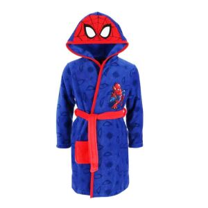 Marvel Spider-Man detský župan, modrý župan s kapucňou pre deti - Detské župany