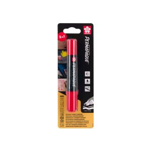 Sakura Permapaque kettős hegyű piros toll 140233408 - Rajzeszköz