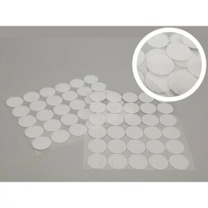 Tépőzár korong 2cm, 30 db/cs - Fehér 0438W 140235070 - Tépőzár