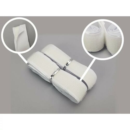 Tépőzár csík 2cm*1méter - Fehér 0439W