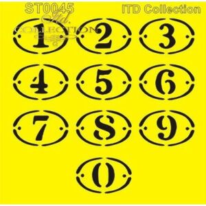 Stencil 16x16cm 140235191 - Rajzsablon