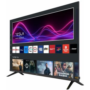 Tesla 43 hüvelykes Full HD Smart TV, ferde nézet - Tesla